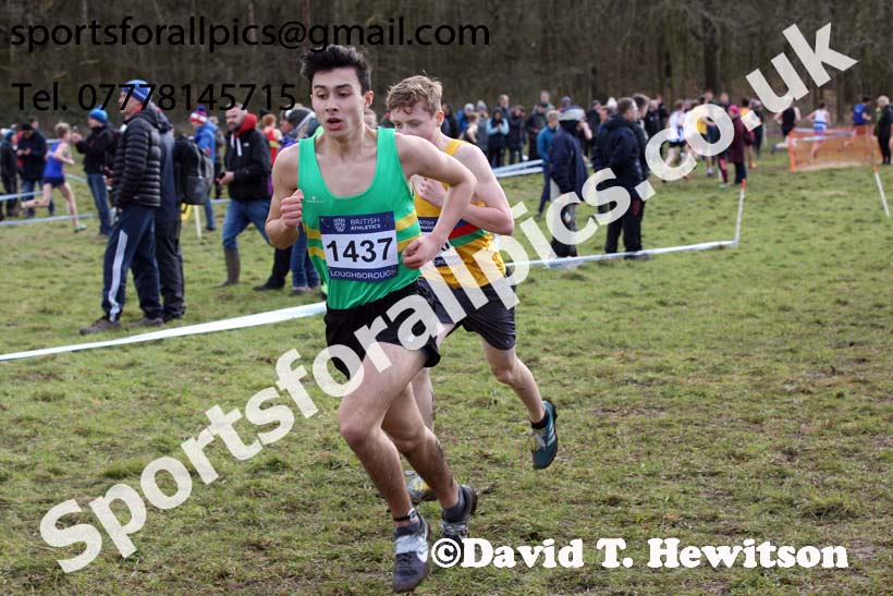 Boys under-15s 2019 British Athletics Inter Counties Cross Country, Prestwood Hall, Loughborough. Photo:  David T. Hewitson/Sports for All Pics